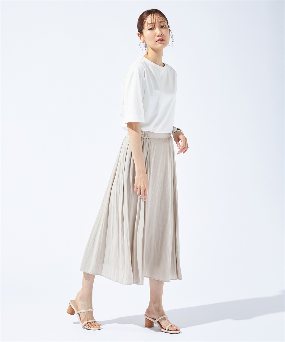 Petit Honfleur ギャザースカート_sub_6