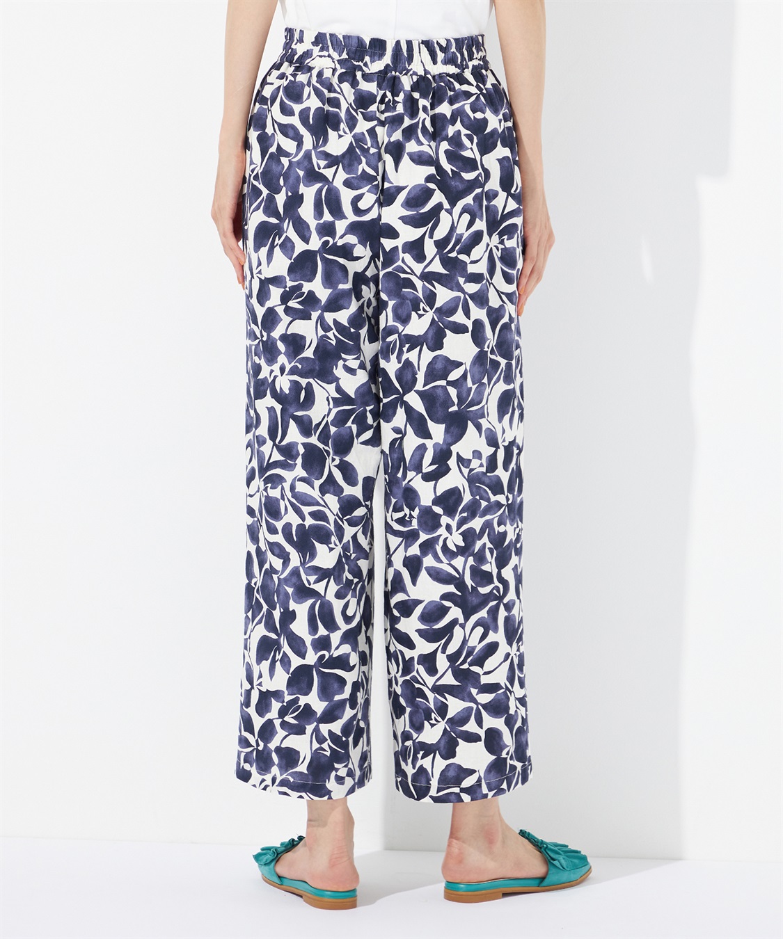 Petit Honfleur プリントワイドパンツ_sub_4