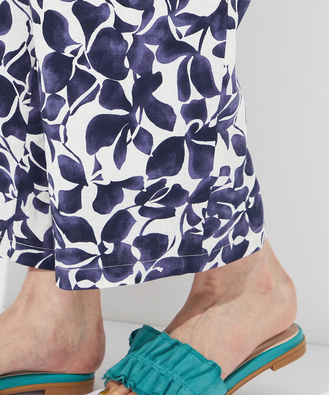 Petit Honfleur プリントワイドパンツ_sub_8