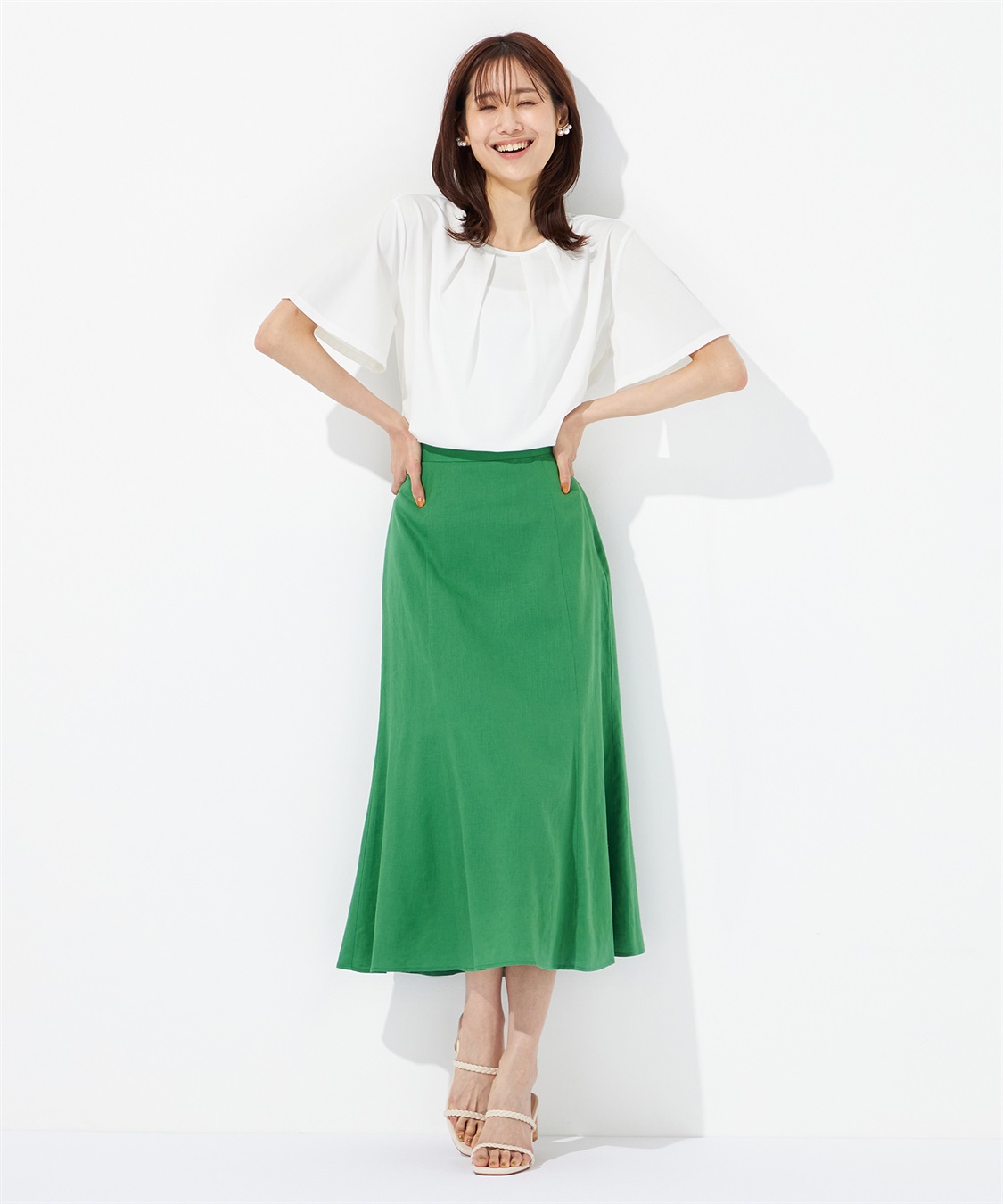 Petit Honfleur プリントスカート_sub_11