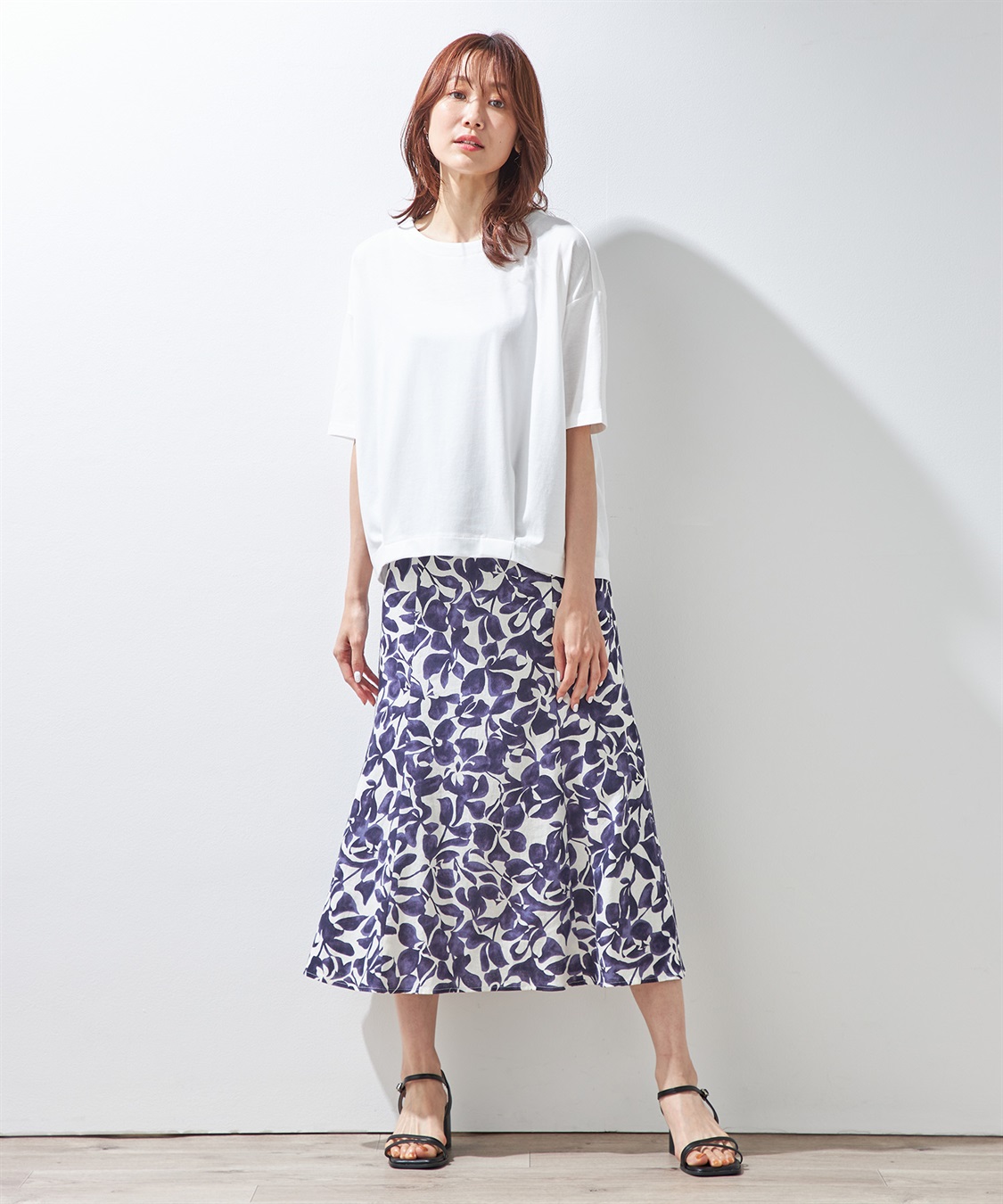 Petit Honfleur プリントスカート_sub_13