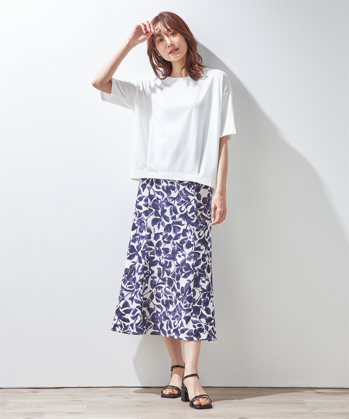 Petit Honfleur プリントスカート_sub_14