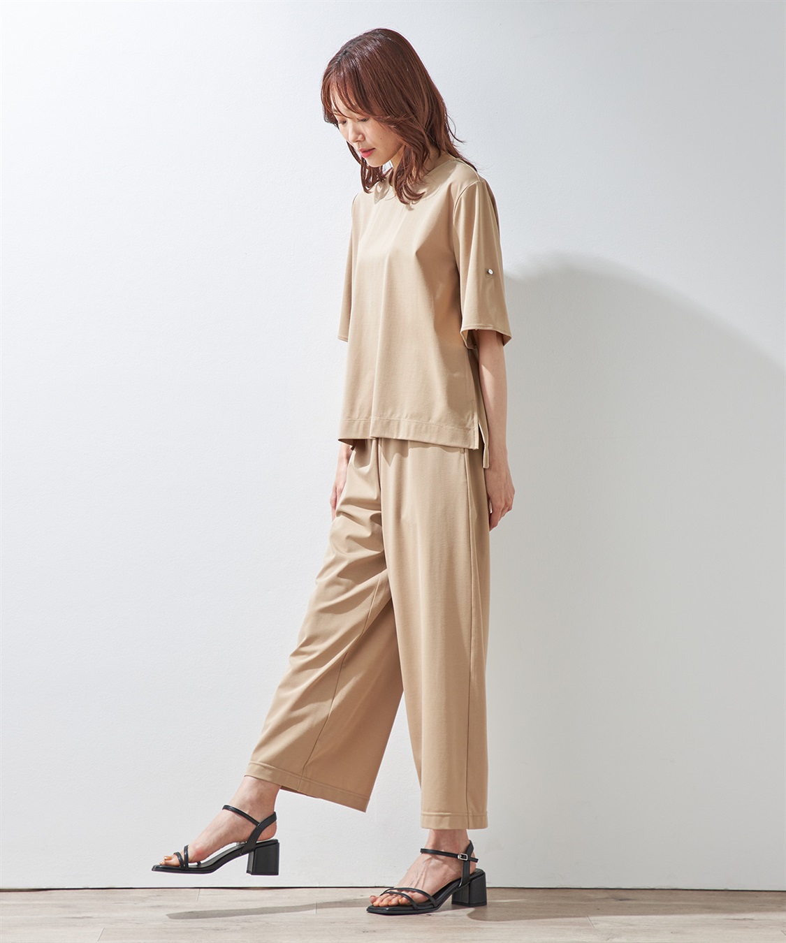 Petit Honfleur 【冷感】ドロストパンツ_sub_11