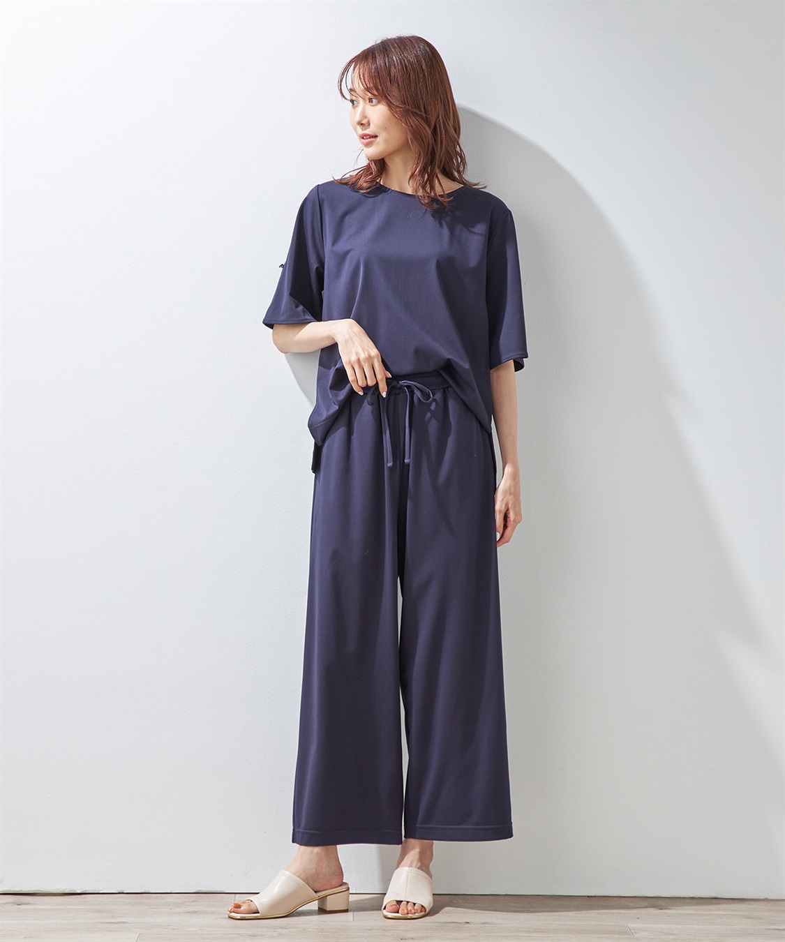 Petit Honfleur 【冷感】ドロストパンツ_sub_18