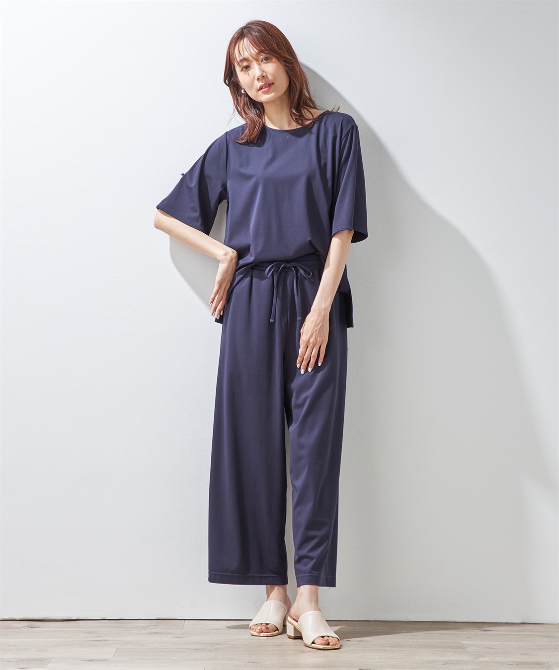 Petit Honfleur 【冷感】ドロストパンツ_sub_19