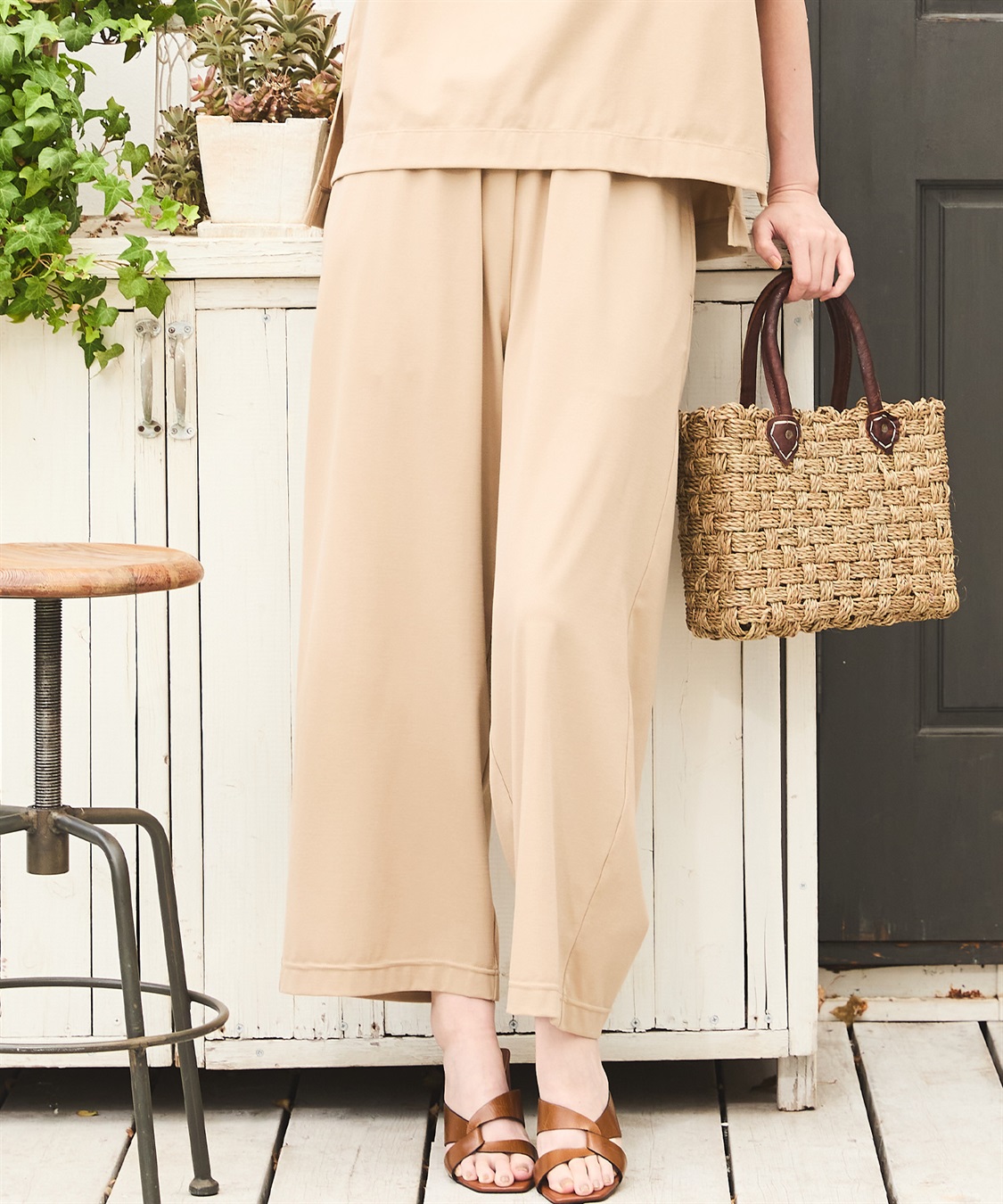 Petit Honfleur 【冷感】ドロストパンツ_sub_25