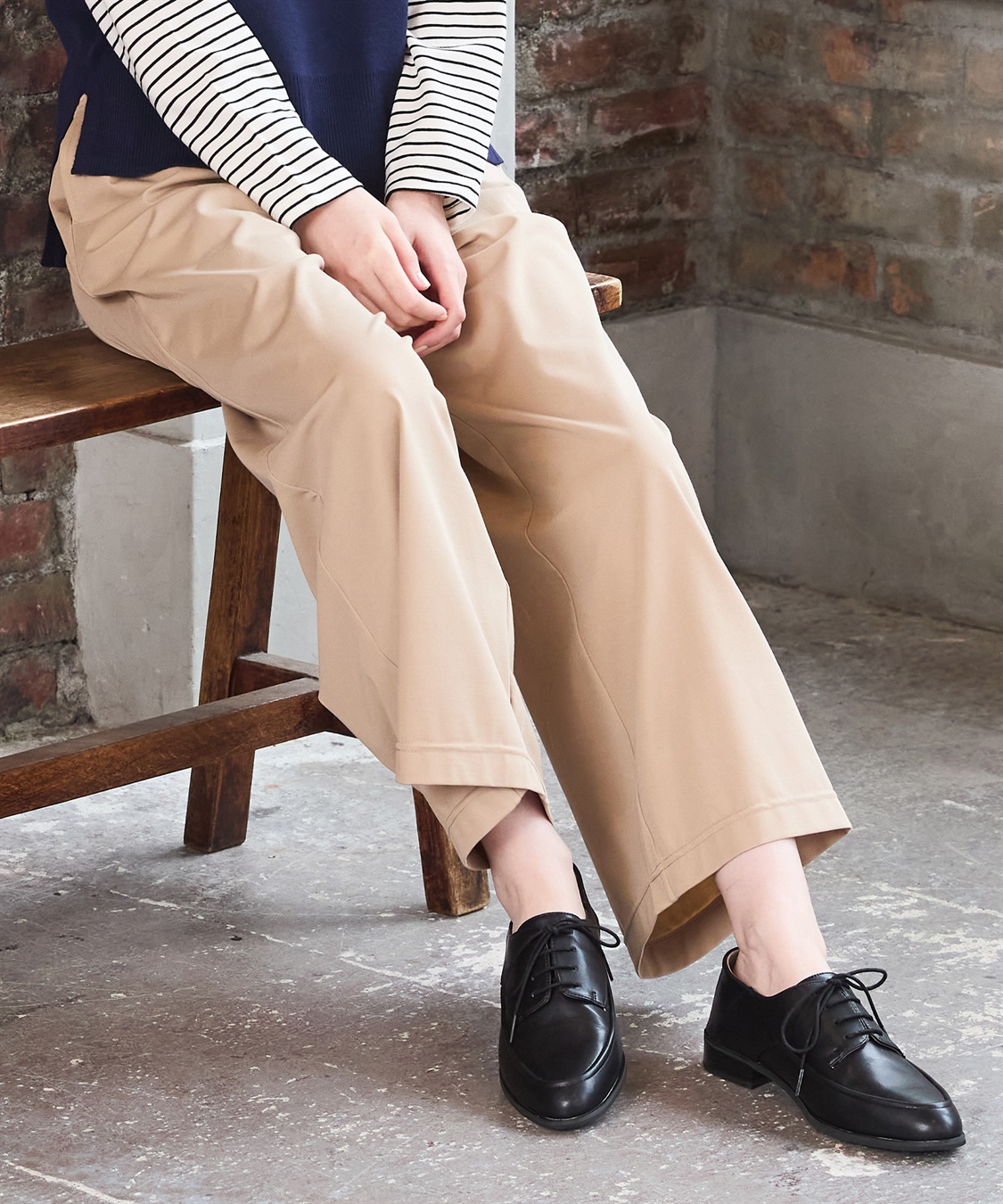 Petit Honfleur 【冷感】ドロストパンツ_sub_26