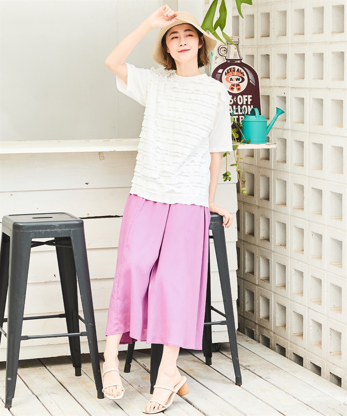 Petit Honfleur シアースカート_sub_4