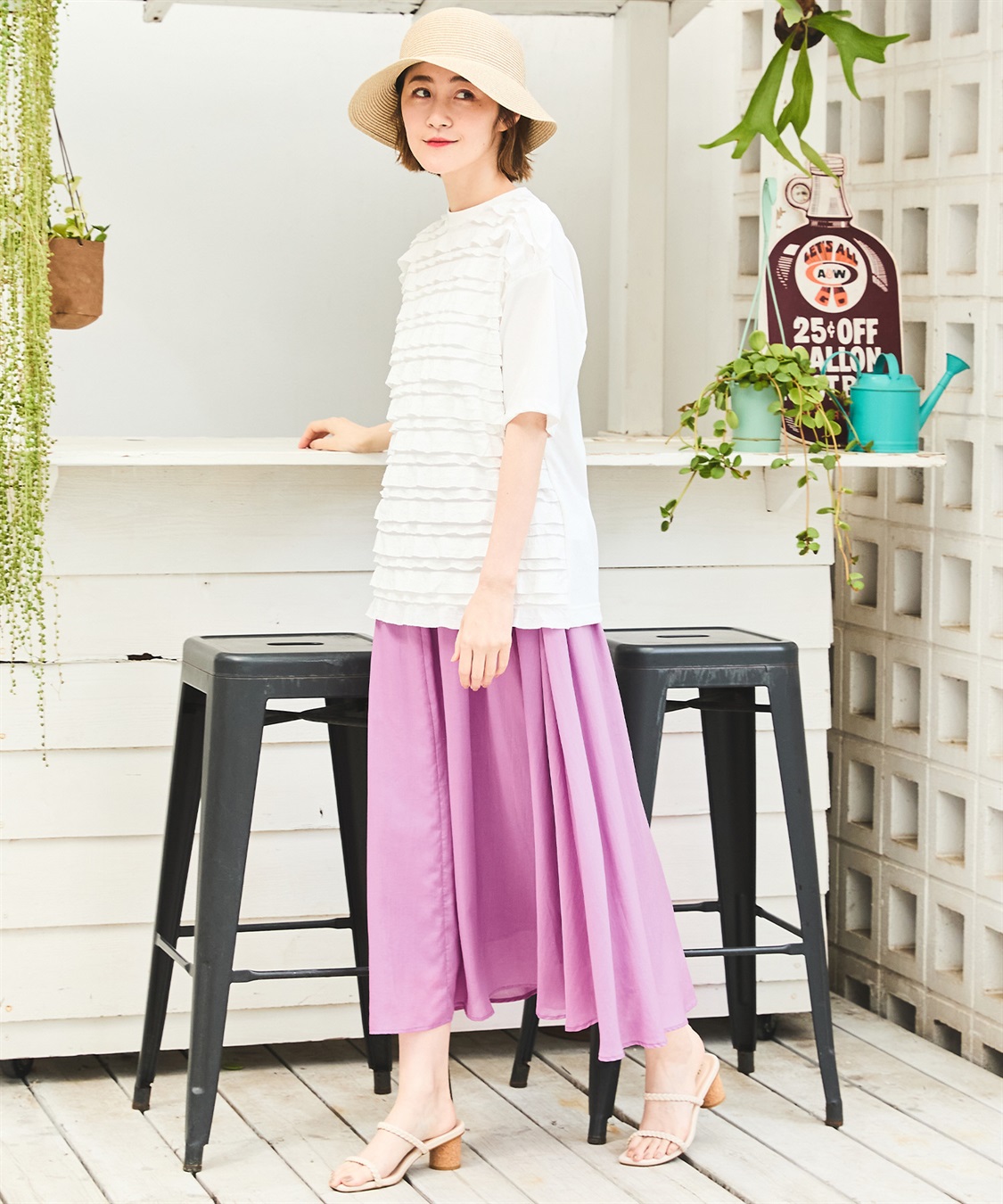 Petit Honfleur シアースカート_sub_5