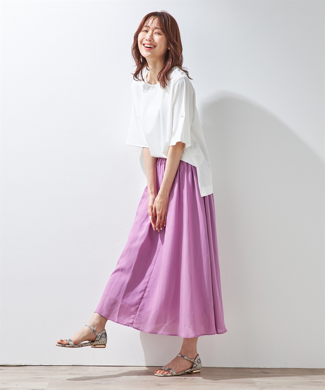 Petit Honfleur シアースカート_sub_15