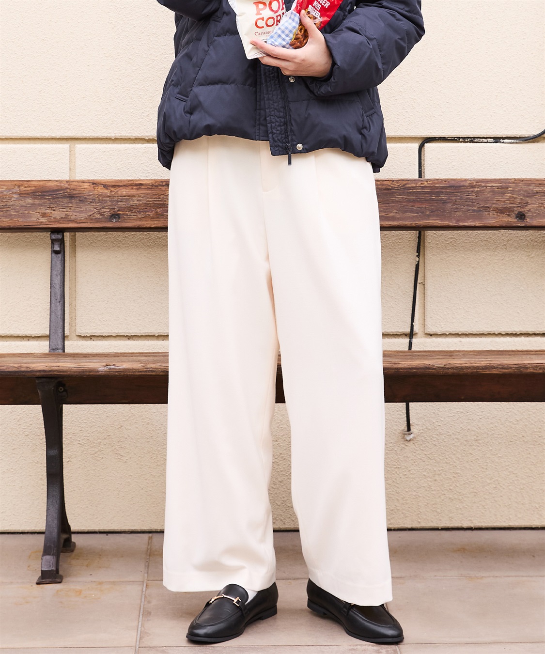 Petit Honfleur 裏起毛パンツ_sub_1