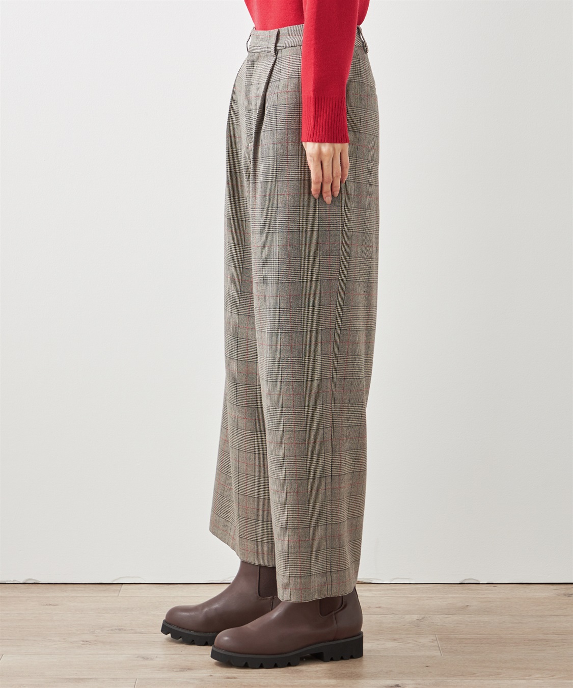 Petit Honfleur 裏起毛パンツ_sub_5