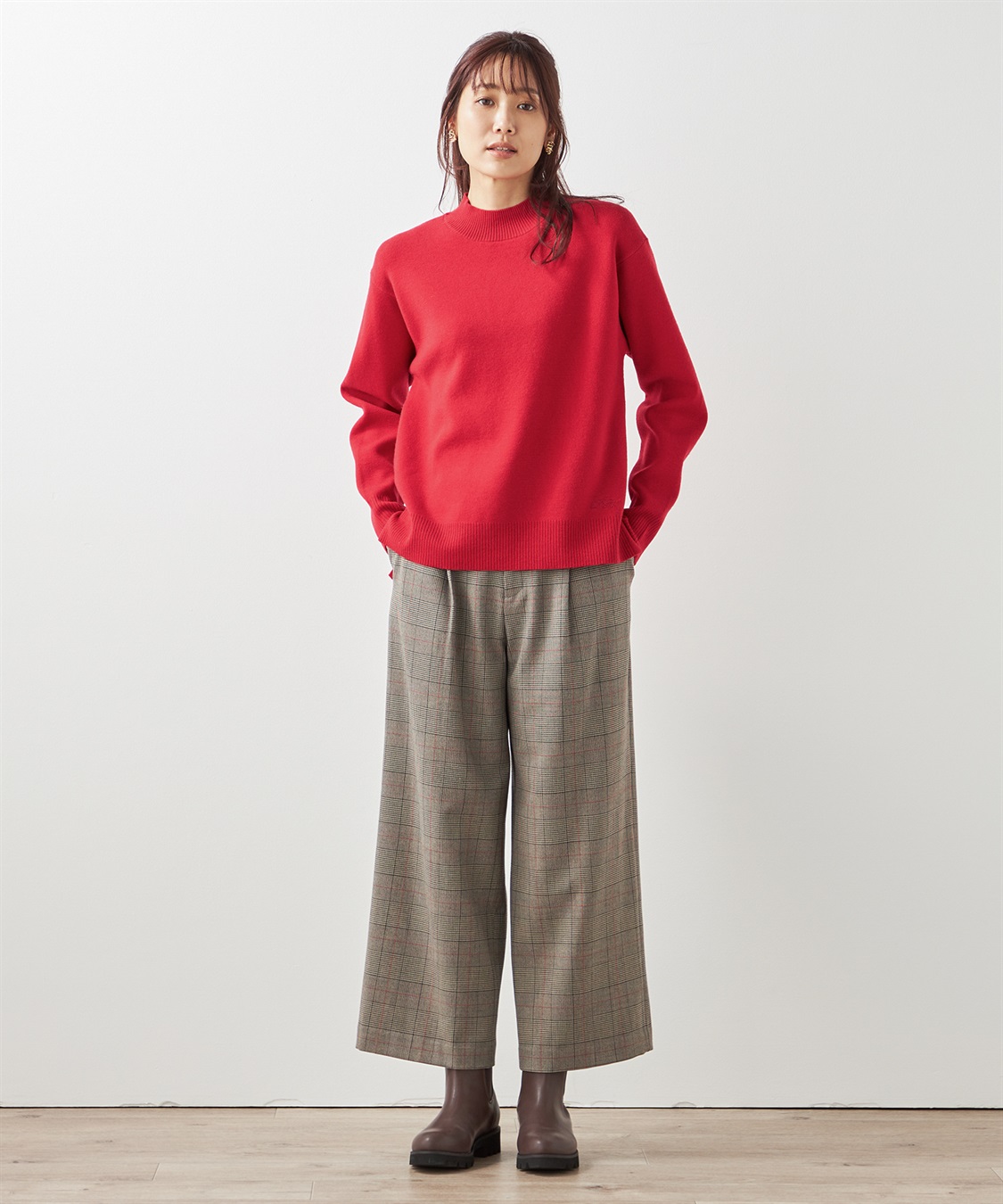 Petit Honfleur 裏起毛パンツ_sub_17