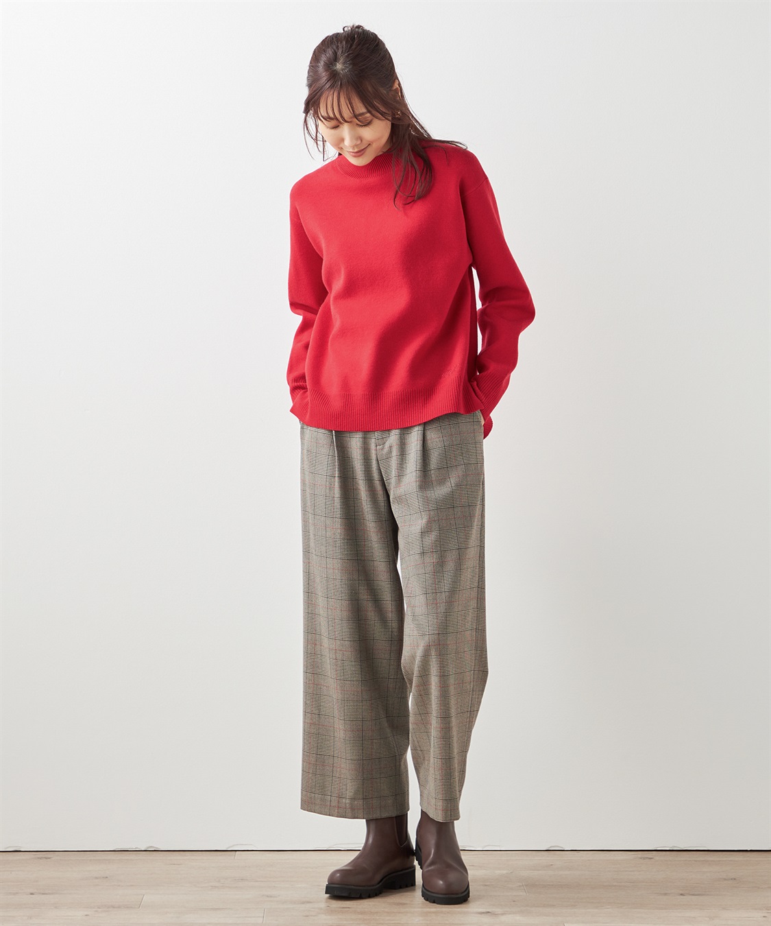 Petit Honfleur 裏起毛パンツ_sub_18