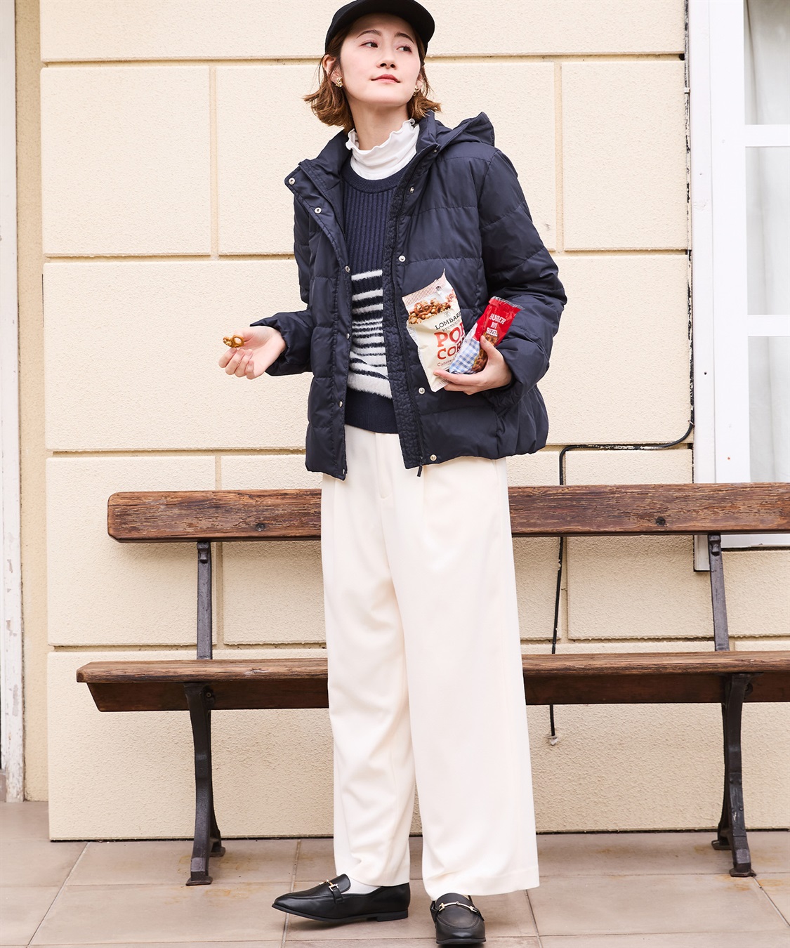 Petit Honfleur 裏起毛パンツ_sub_19