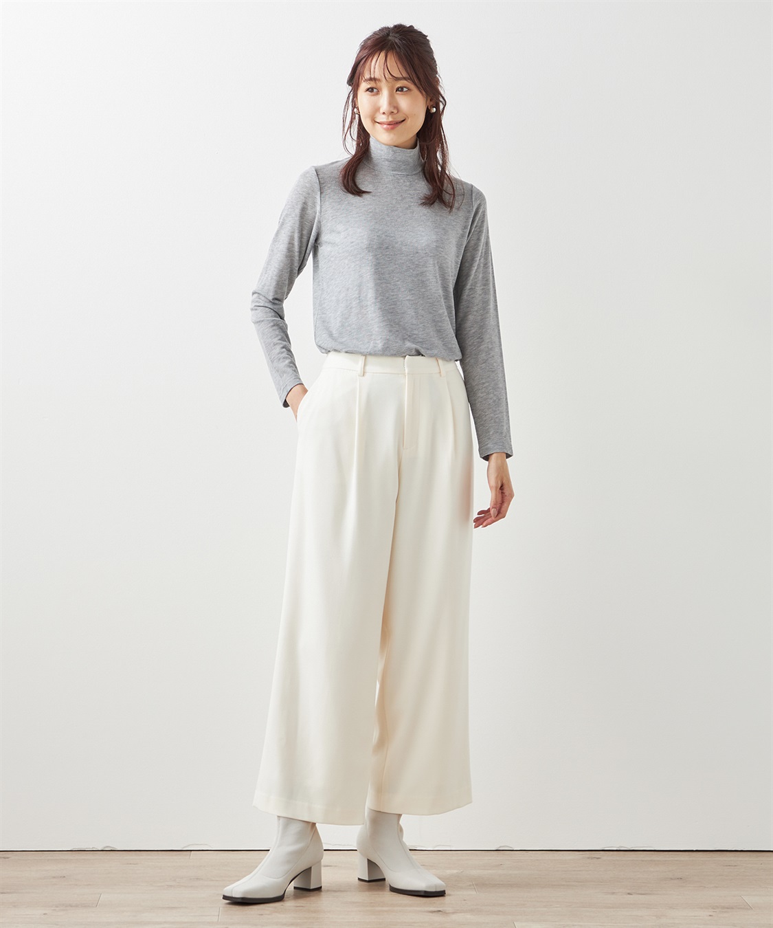 Petit Honfleur 裏起毛パンツ_sub_23