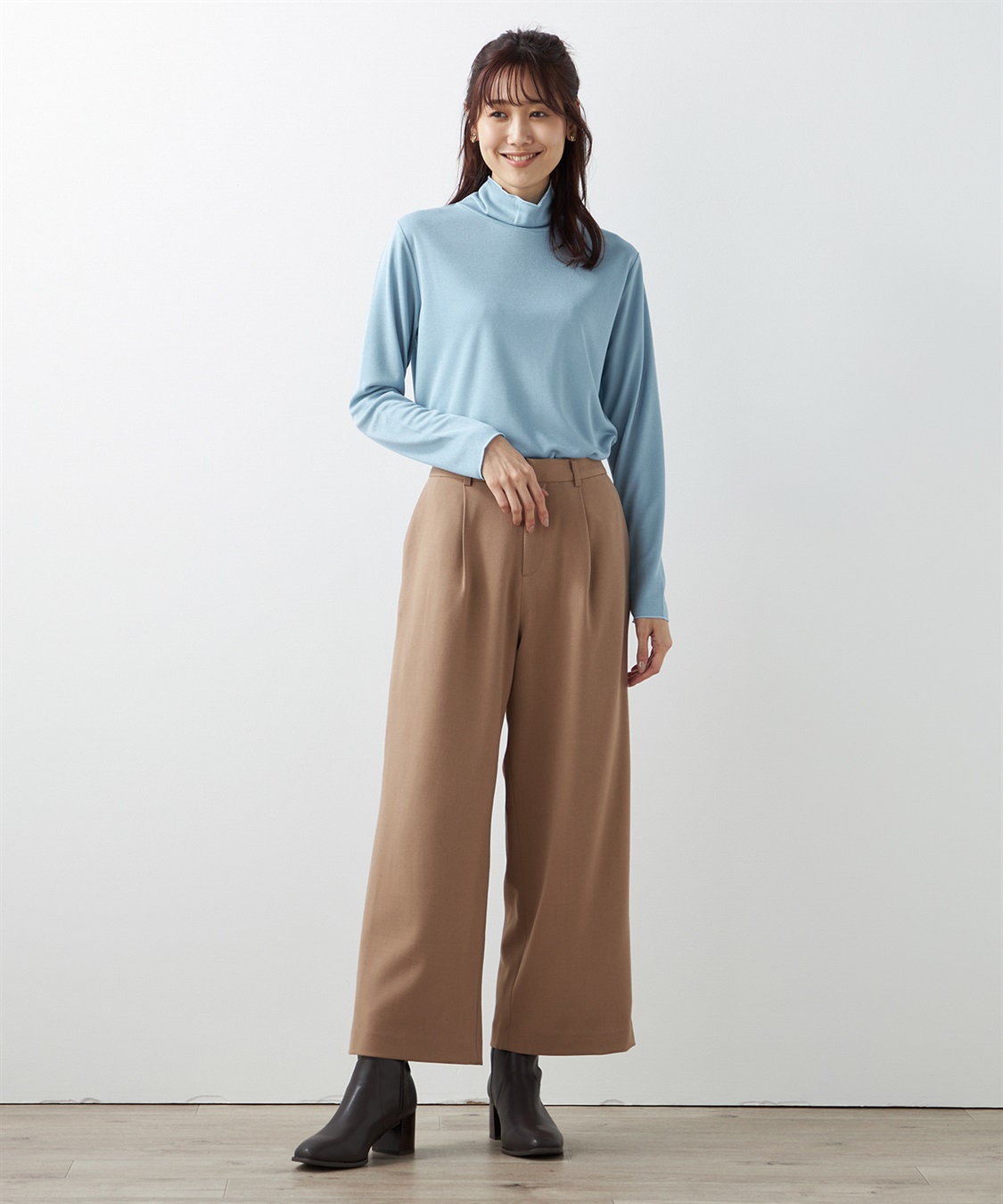 Petit Honfleur 裏起毛パンツ_sub_29