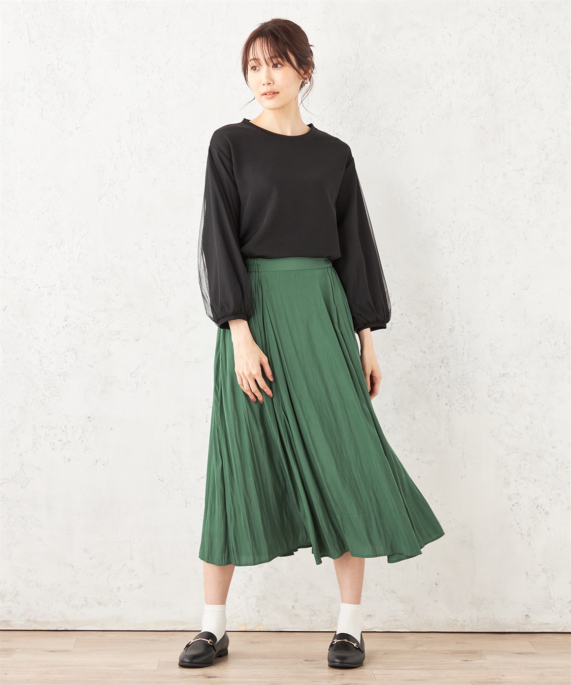 ロングスカート Petit Honfleur｜クロスプラス公式通販サイト