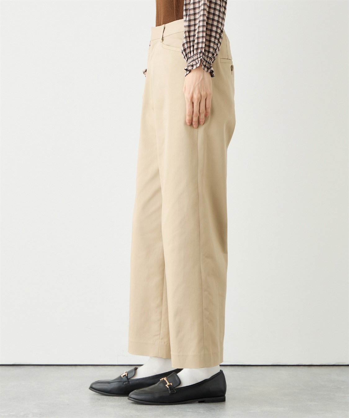 Petit Honfleur コットンサテンパンツ_sub_1