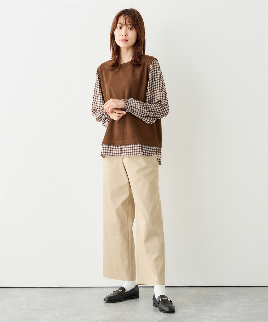 Petit Honfleur コットンサテンパンツ_sub_10