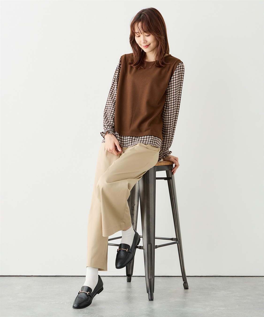 Petit Honfleur コットンサテンパンツ_sub_11