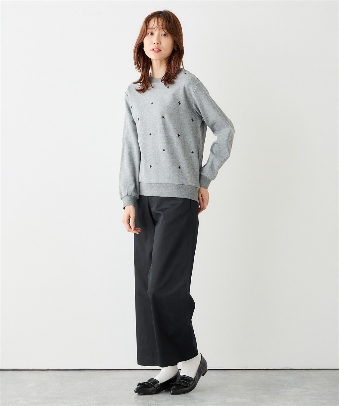 Petit Honfleur コットンサテンパンツ_sub_15