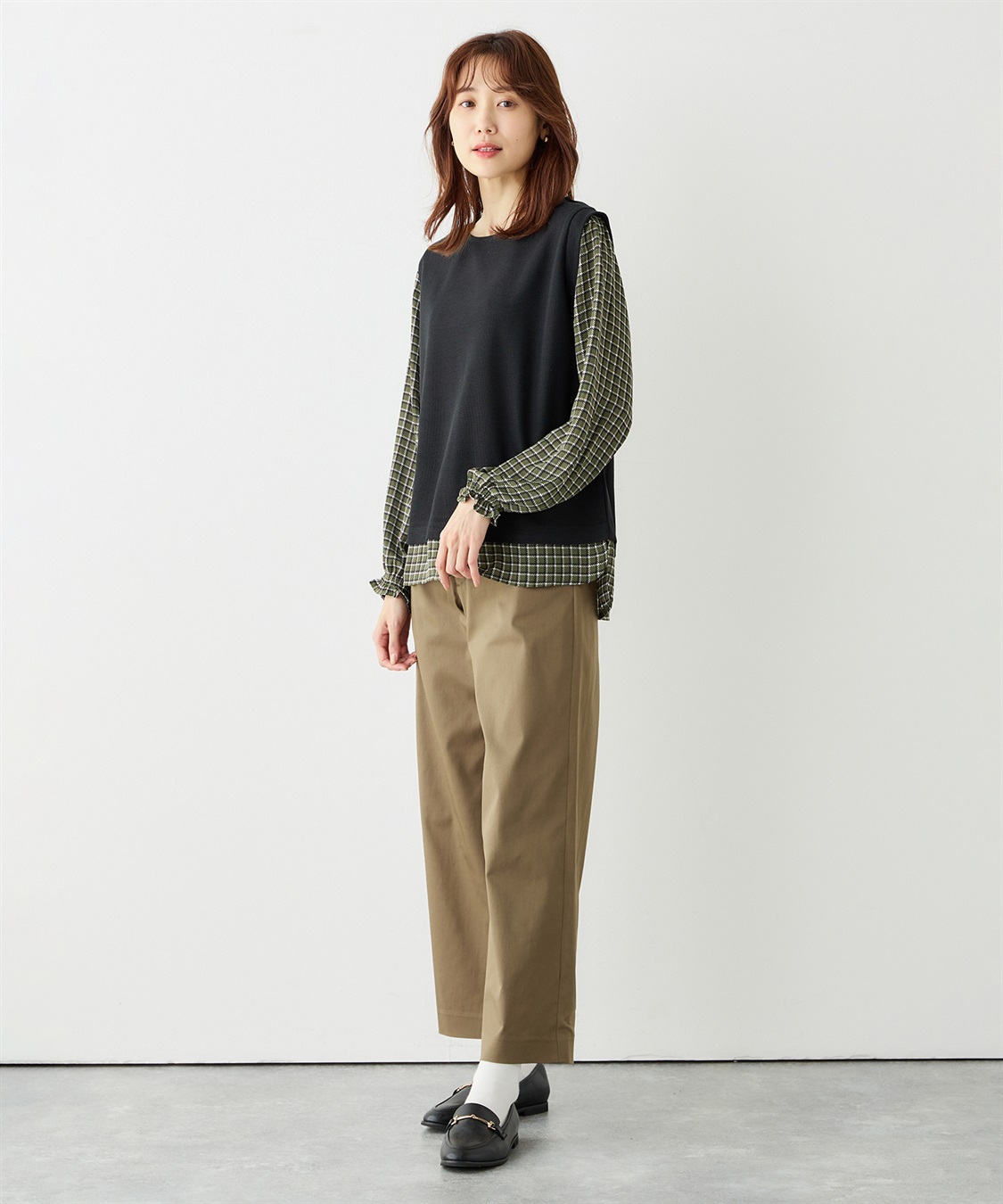 Petit Honfleur コットンサテンパンツ_sub_16