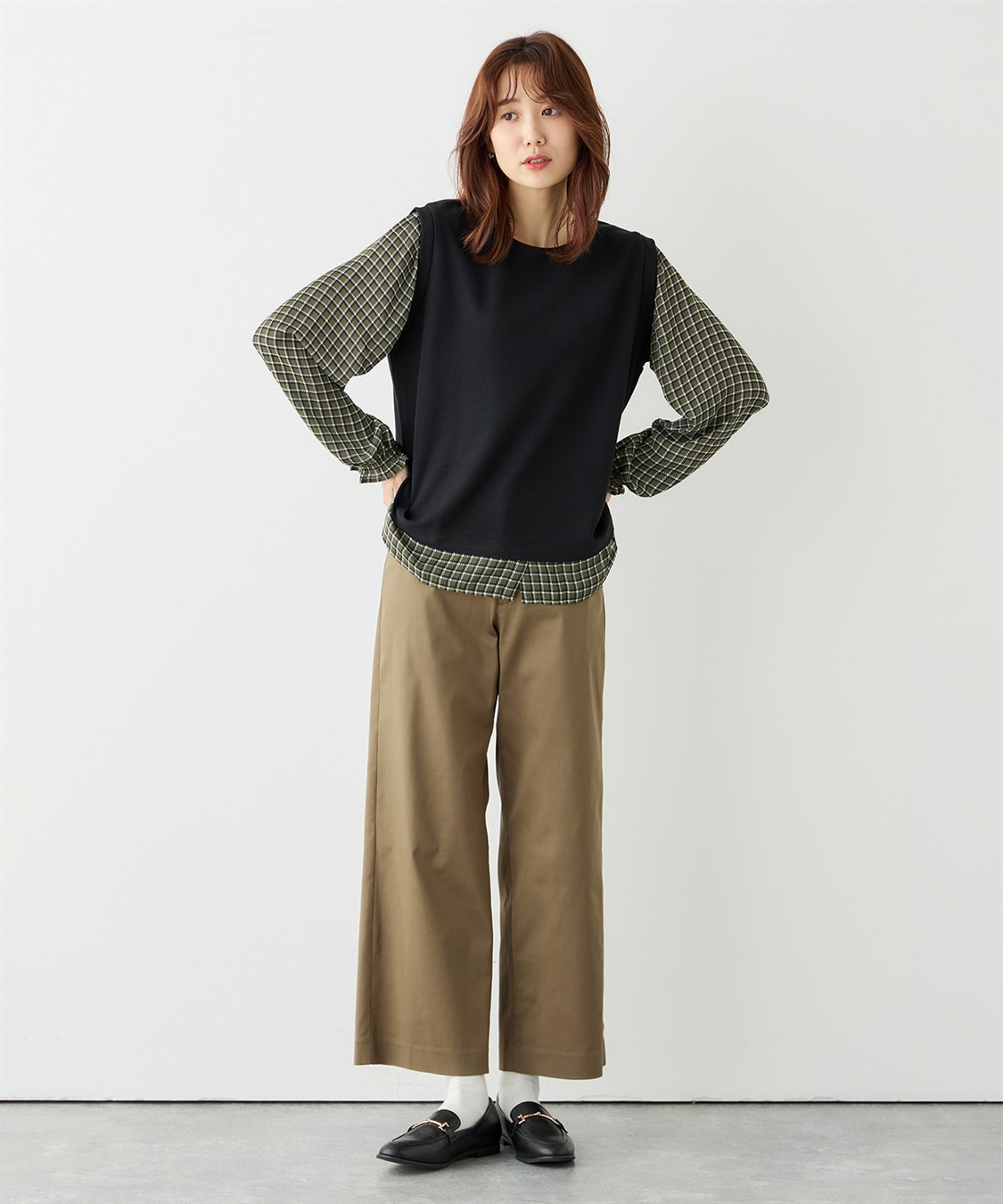 Petit Honfleur コットンサテンパンツ_sub_17