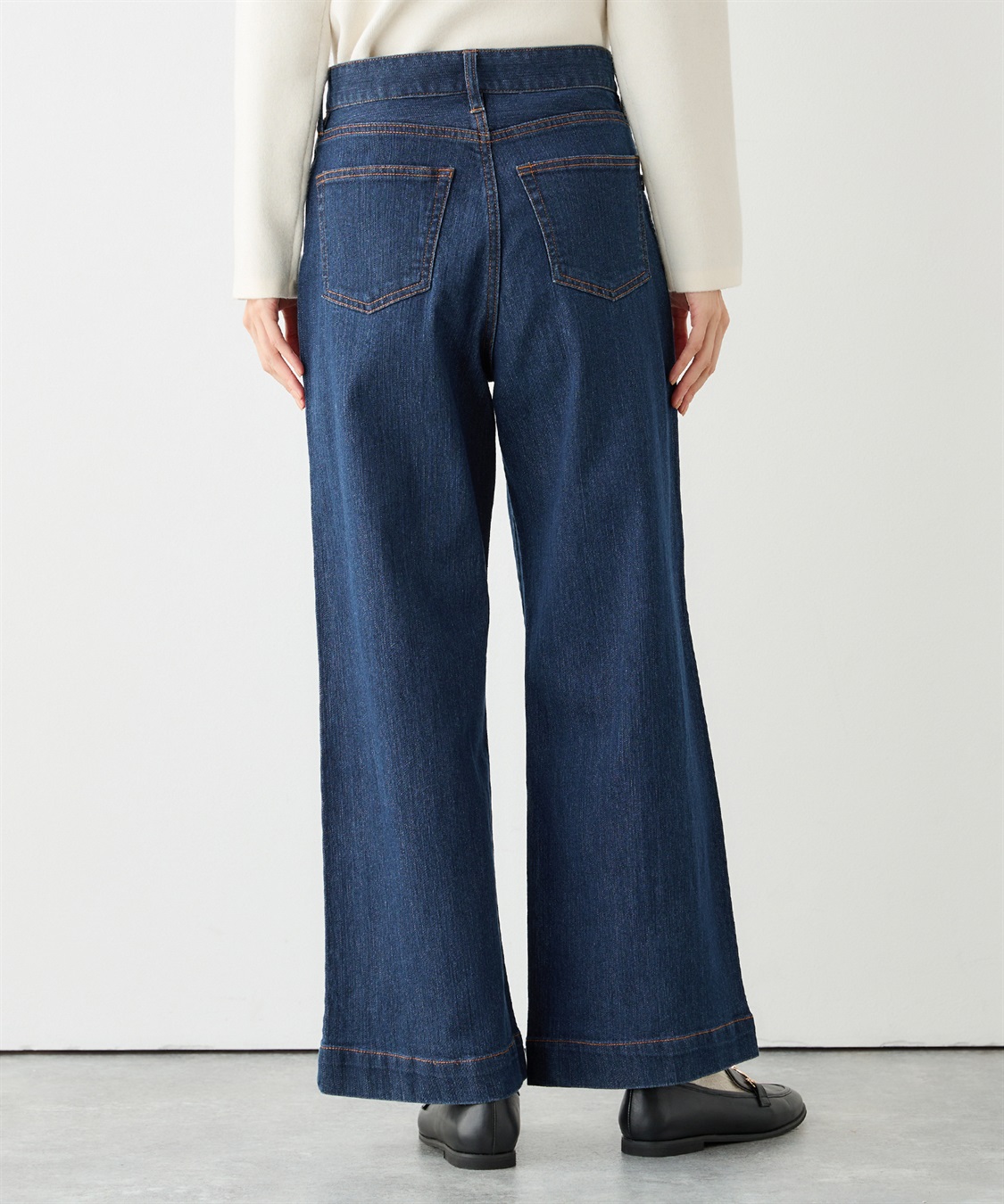 Petit Honfleur バギーデニムパンツ_sub_2