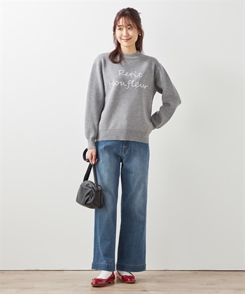 バギーデニムパンツ Petit Honfleur|クロスプラス公式通販サイト バギーデニムパンツ Petit Honfleur|クロスプラス公式通販サイト