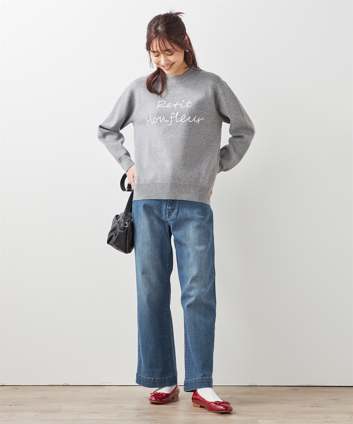 Petit Honfleur バギーデニムパンツ_sub_15