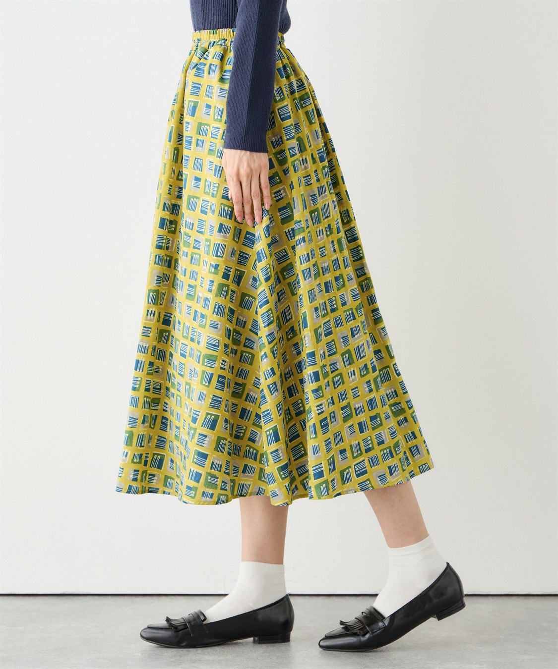 Petit Honfleur プリントスカート_sub_1