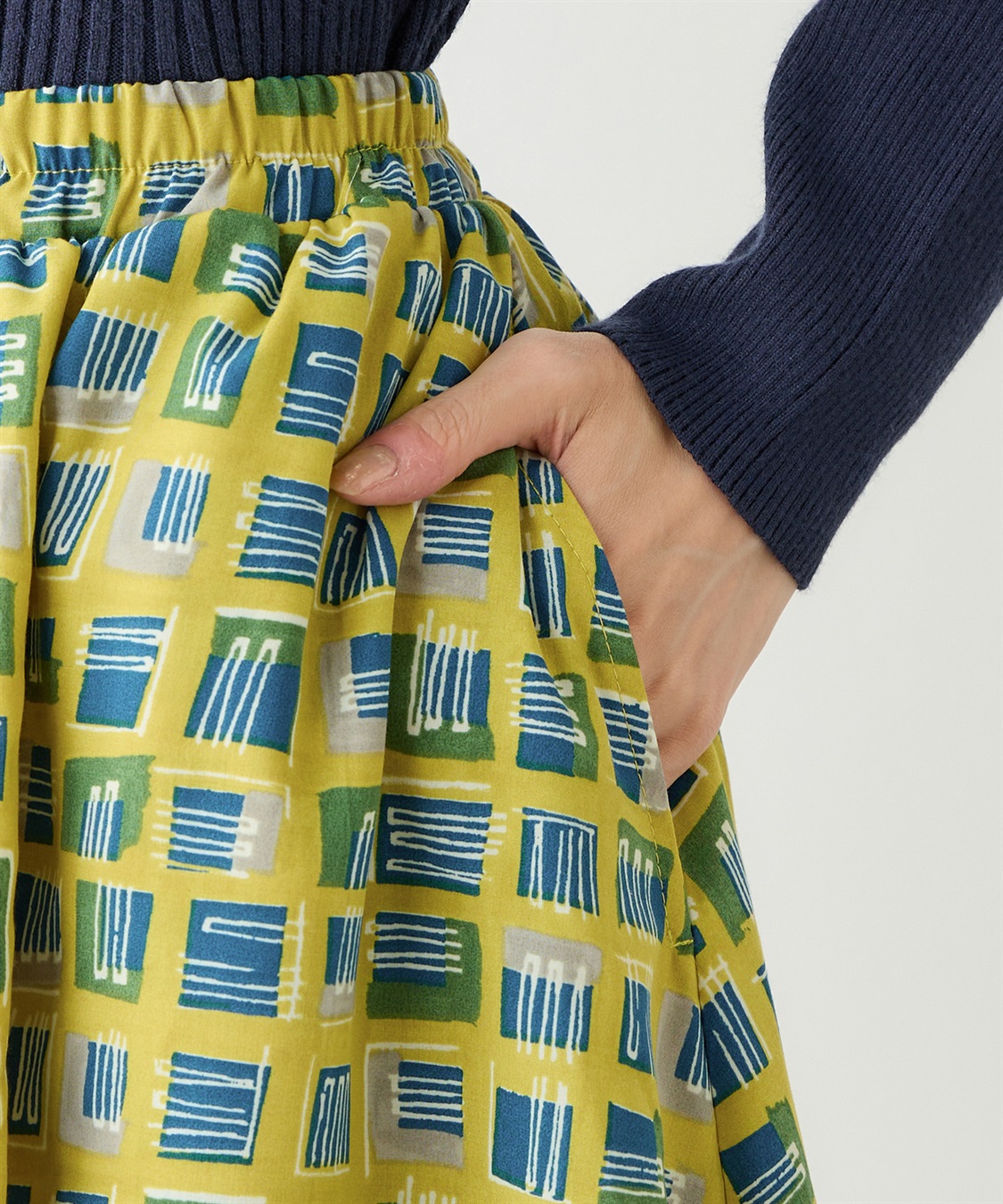 Petit Honfleur プリントスカート_sub_4