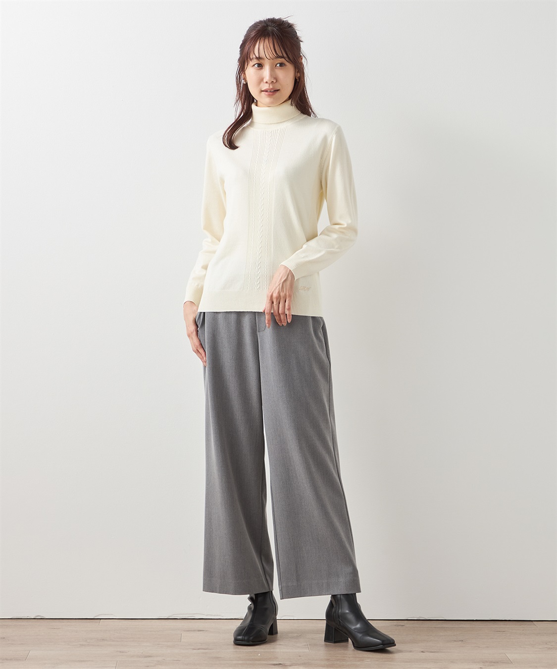 Petit Honfleur ストレッチパンツ_sub_12