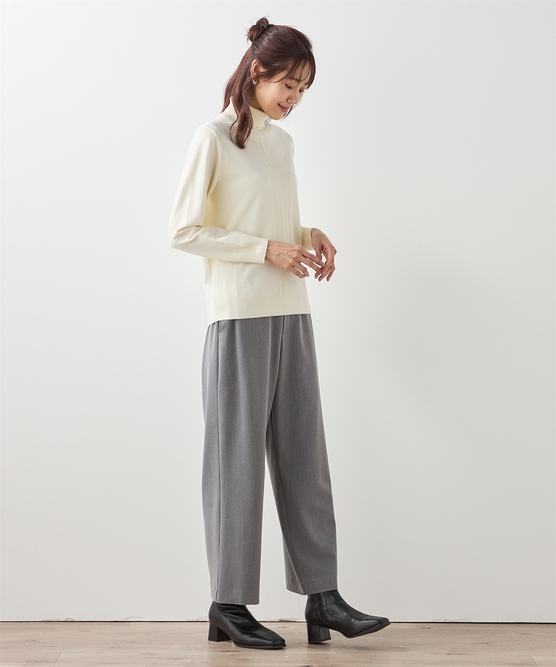 Petit Honfleur ストレッチパンツ_sub_13