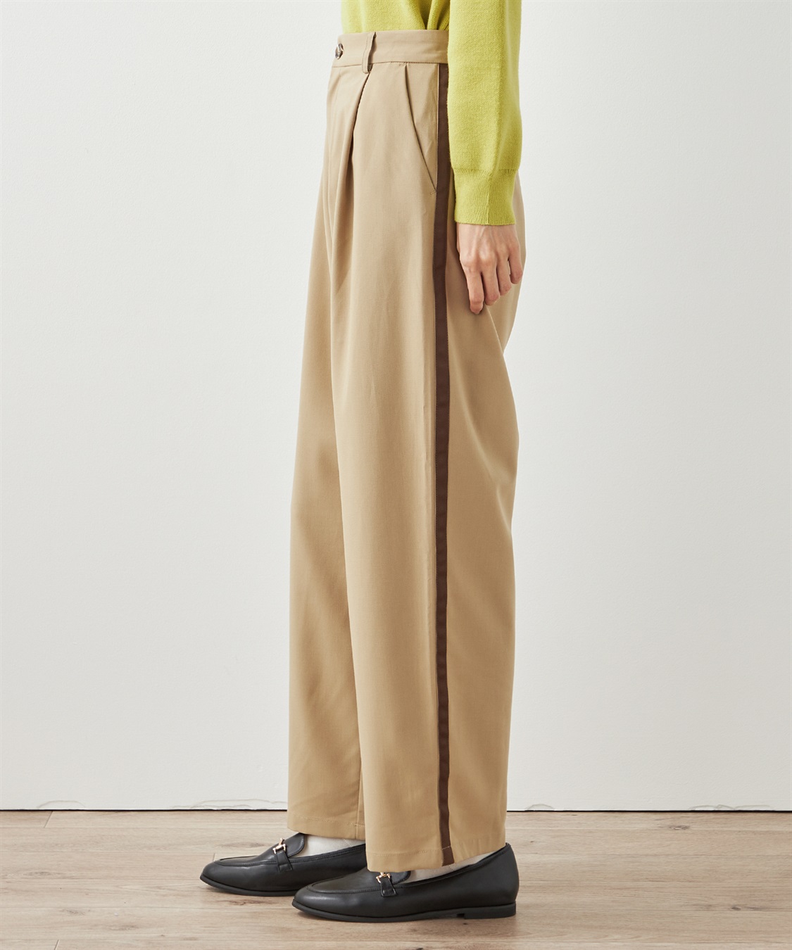 Petit Honfleur サイドラインパンツ_sub_3