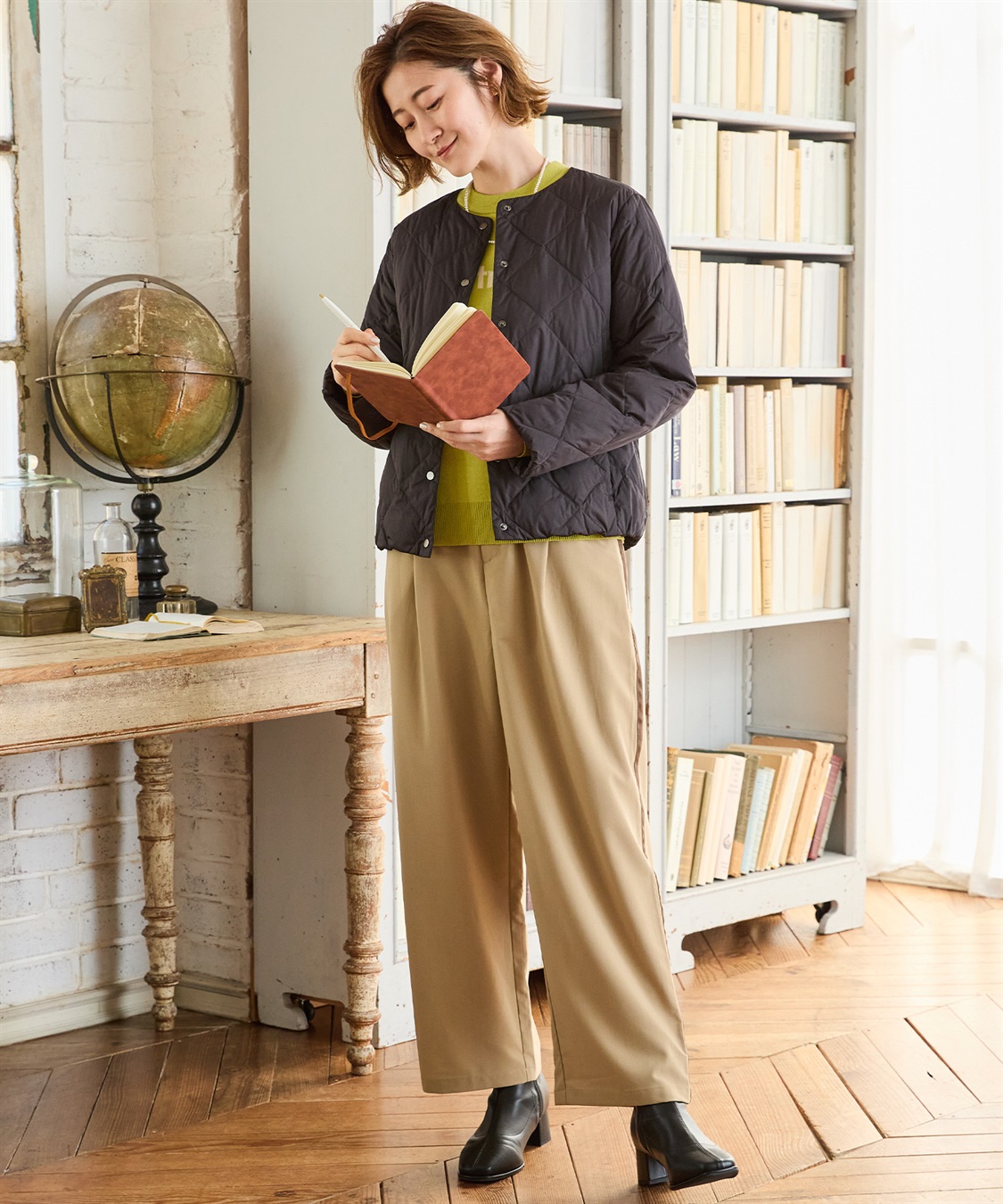 Petit Honfleur サイドラインパンツ_sub_12