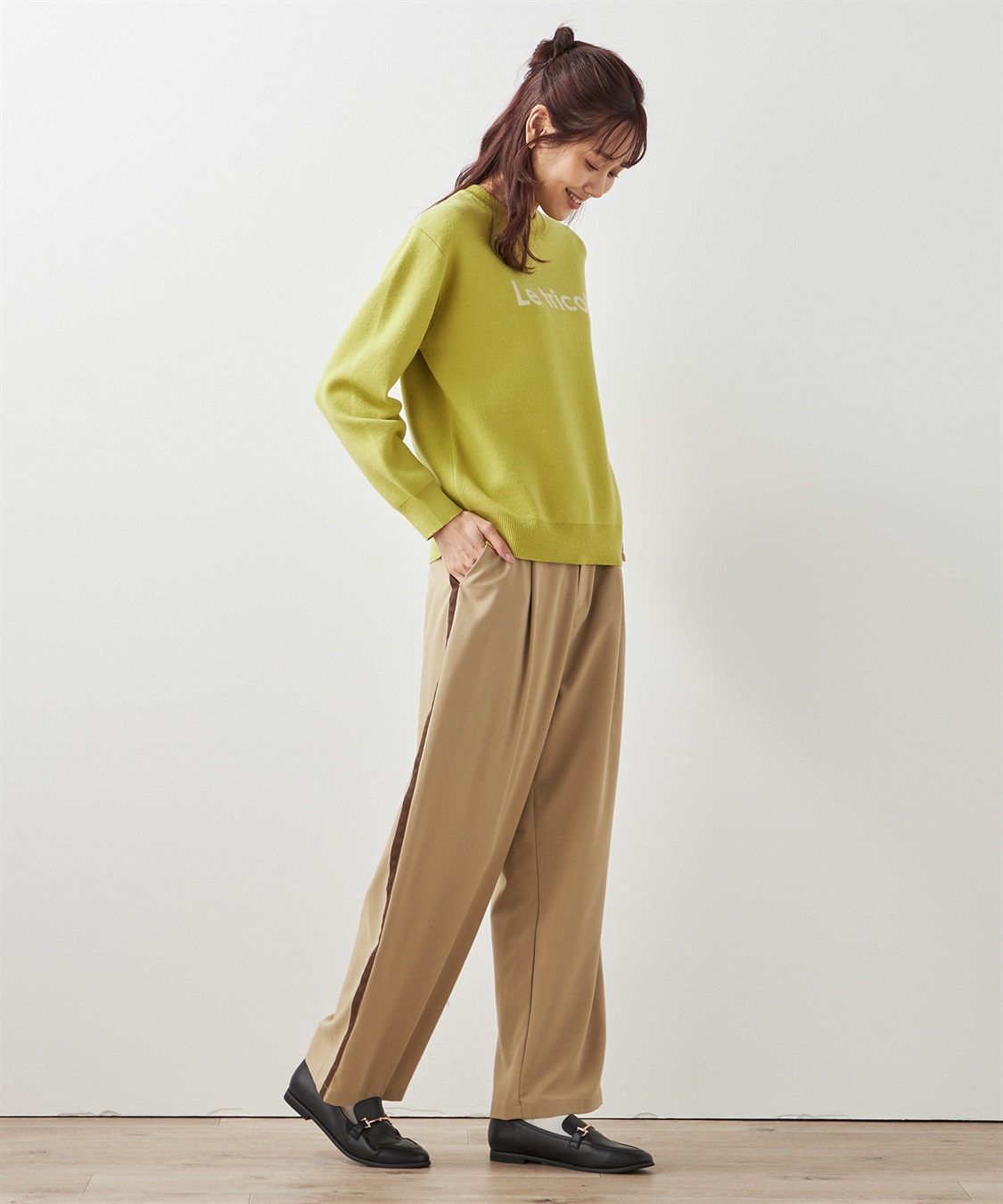 Petit Honfleur サイドラインパンツ_sub_14