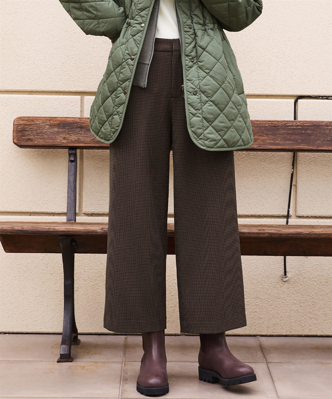 Petit Honfleur 裏起毛パンツ_sub_1