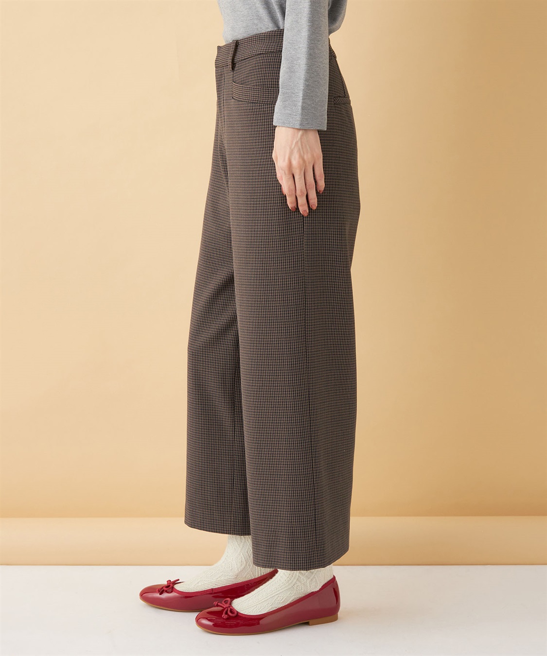 Petit Honfleur 裏起毛パンツ_sub_3