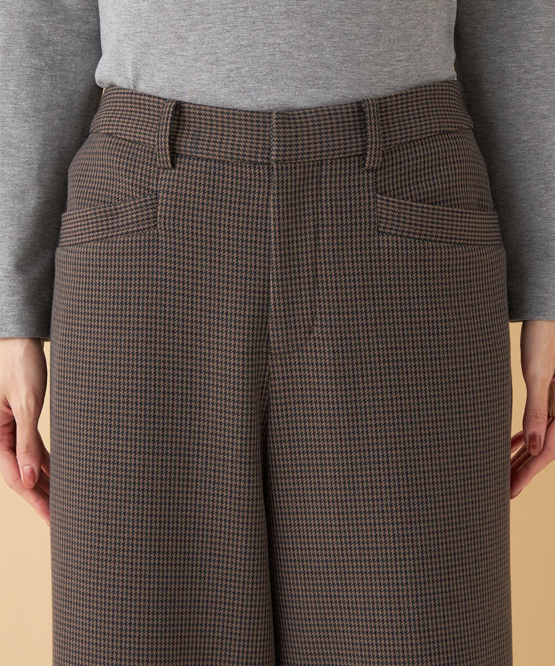 Petit Honfleur 裏起毛パンツ_sub_5