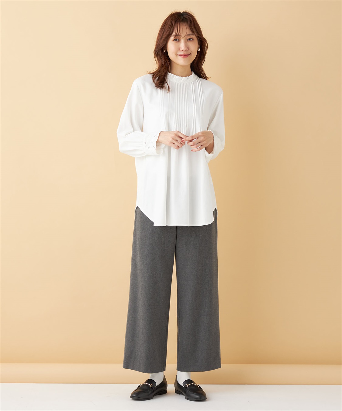 Petit Honfleur 裏起毛パンツ_sub_17