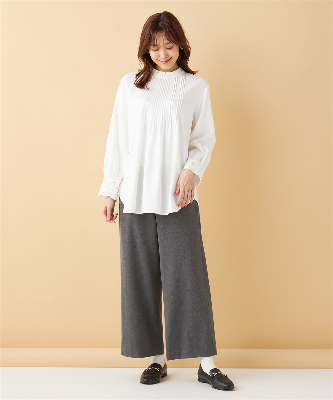 Petit Honfleur 裏起毛パンツ_sub_18