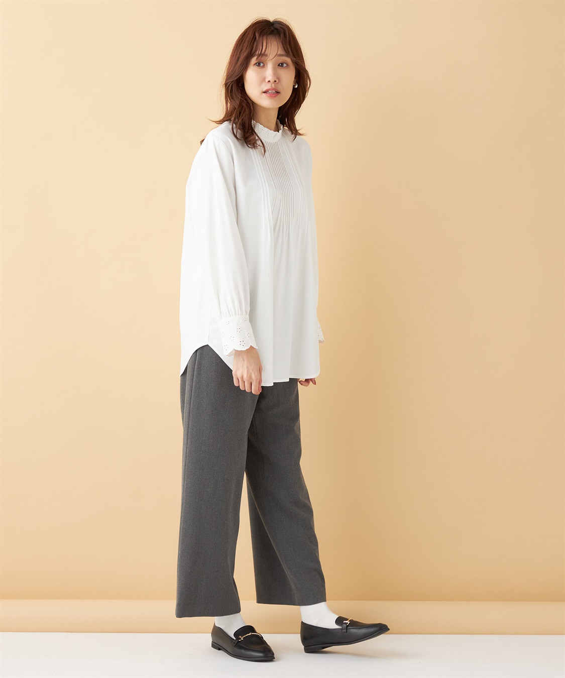 Petit Honfleur 裏起毛パンツ_sub_19