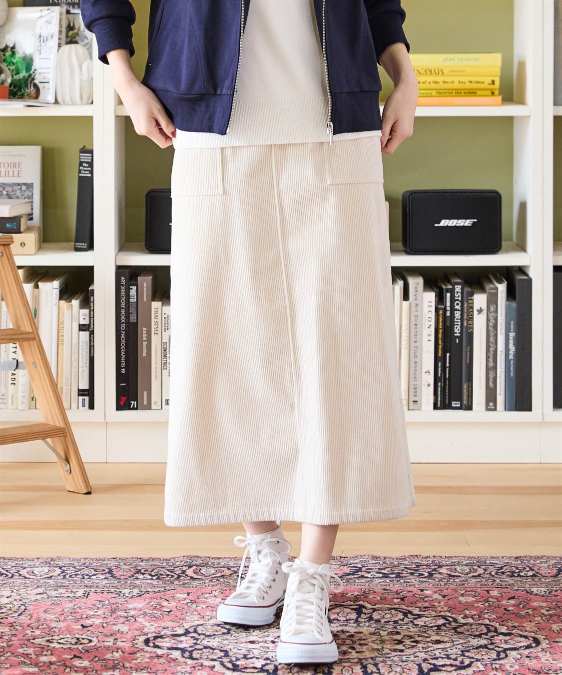 Petit Honfleur コーデュロイスカート_sub_1