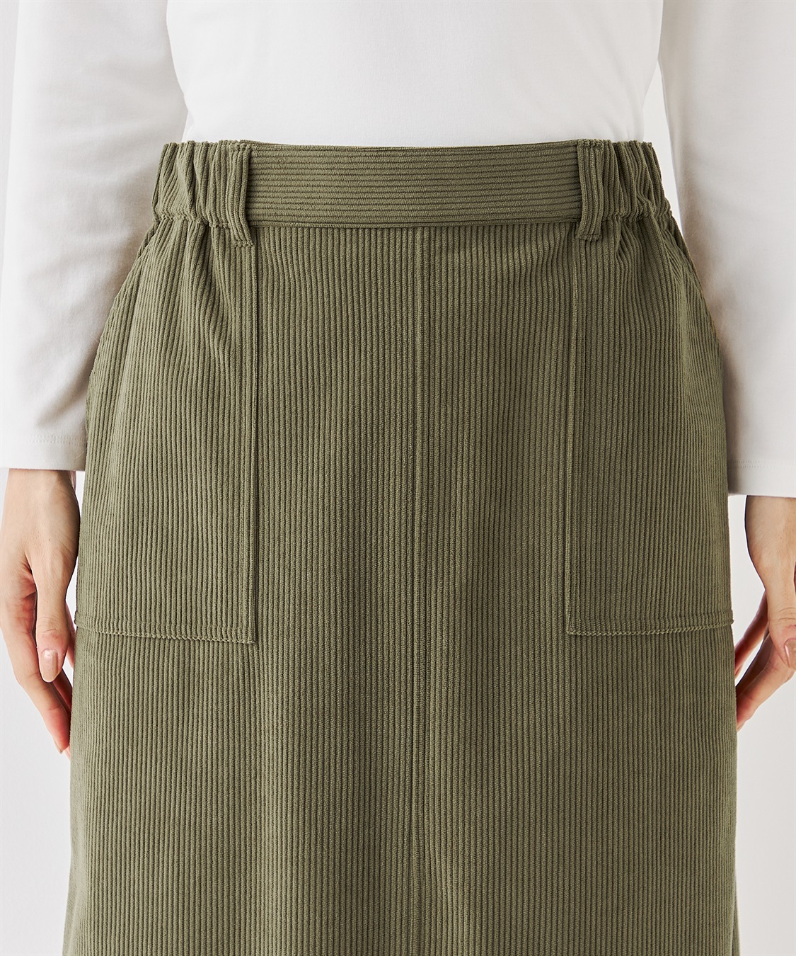 Petit Honfleur コーデュロイスカート_sub_7