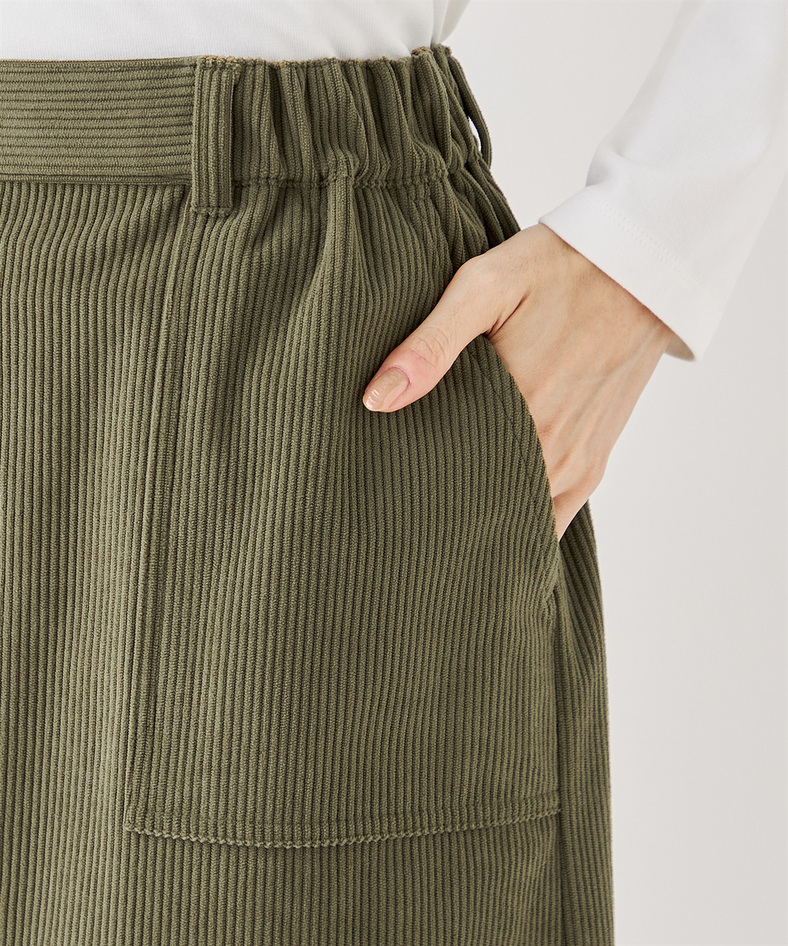Petit Honfleur コーデュロイスカート_sub_9