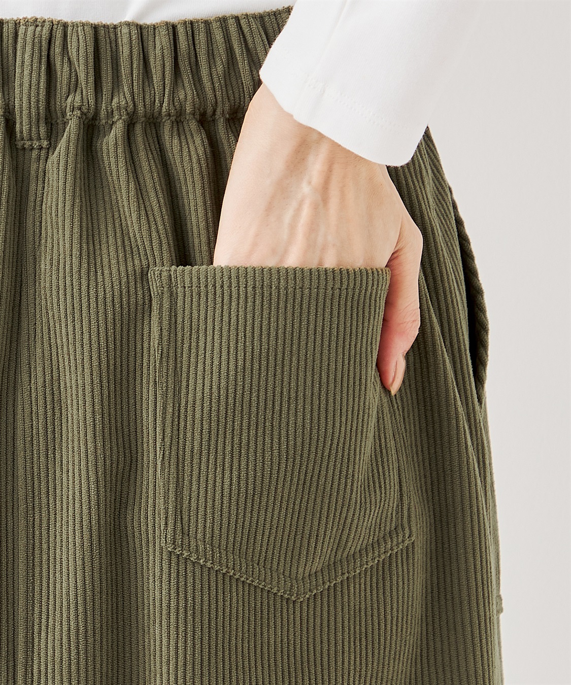 Petit Honfleur コーデュロイスカート_sub_10