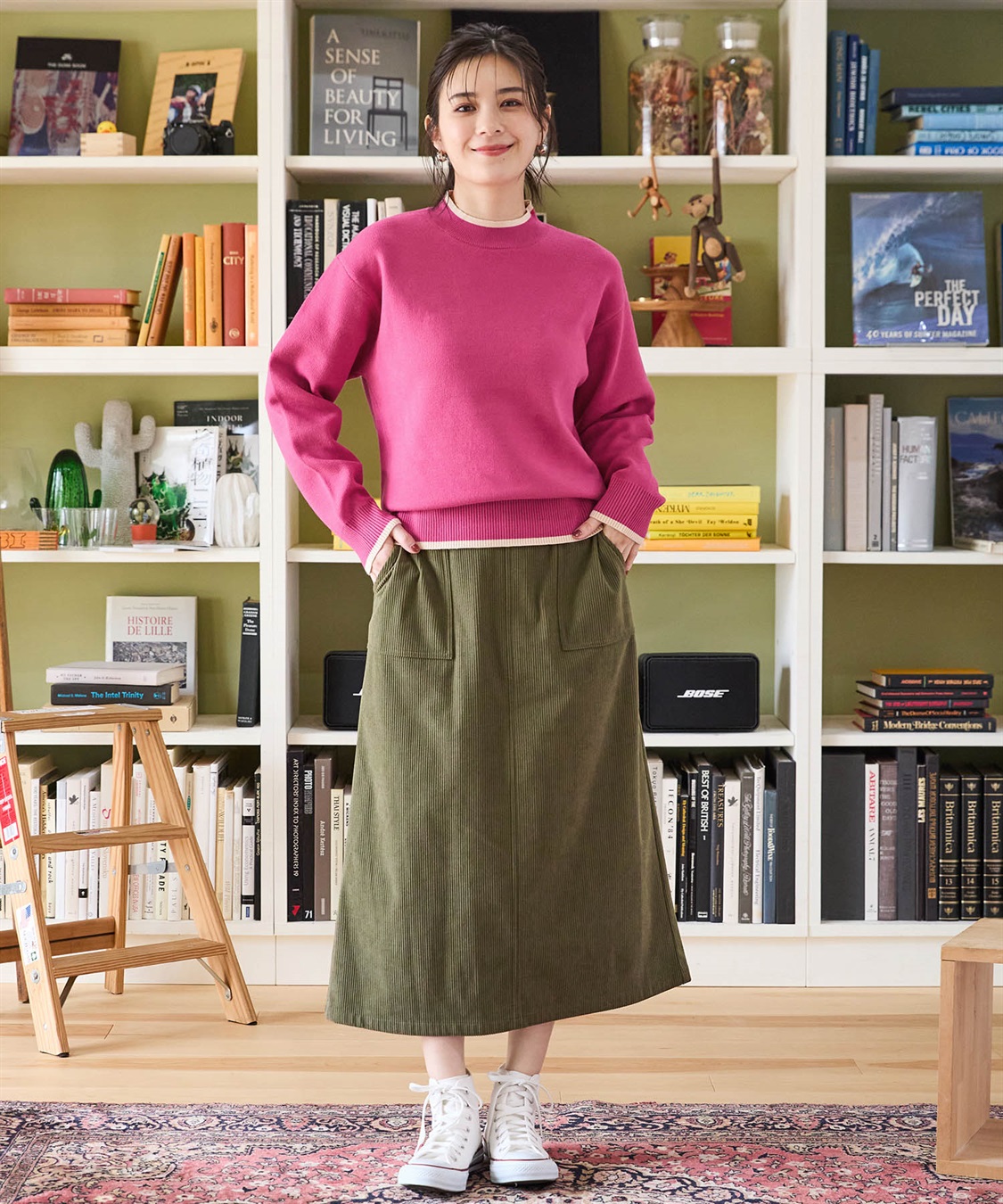 Petit Honfleur コーデュロイスカート_sub_16