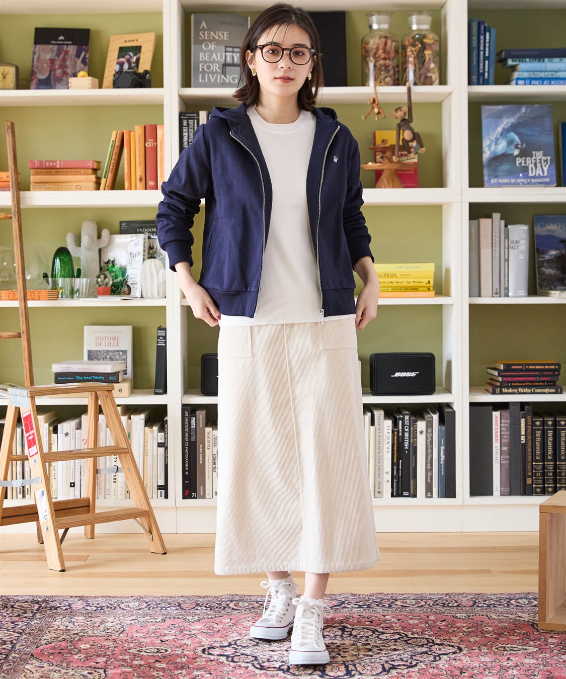 Petit Honfleur コーデュロイスカート_sub_21